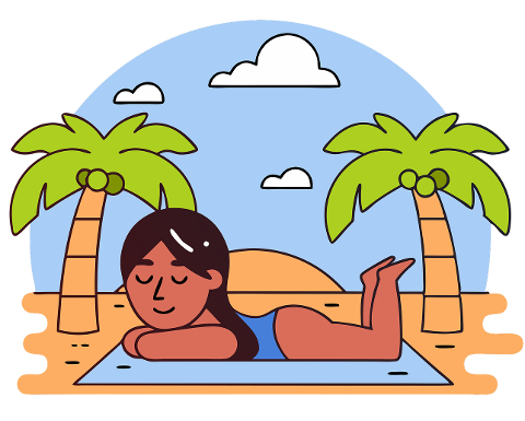 woman-sunbathing-beach-vacation-9358250