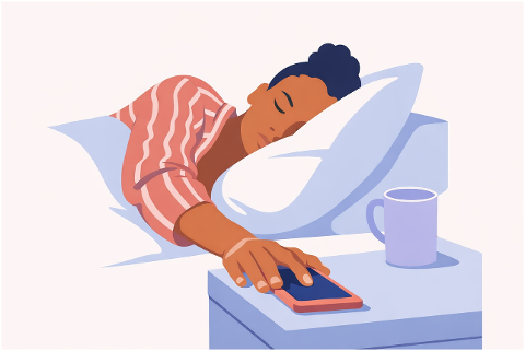 sleep-bed-pajamas-phone-smartphone-10165131