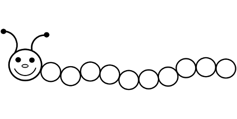 caterpillar-drawing-circles-insect-7261767