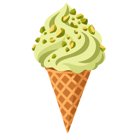 pistachio-ice-cream-ice-cream-cone-10496955
