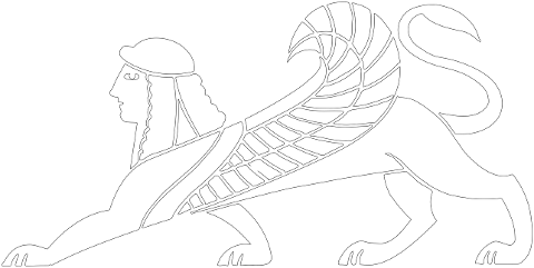 sphinx-statue-line-art-egyptian-6393182