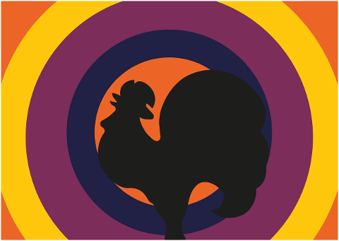 rooster-animal-farm-colors-circles-7215827