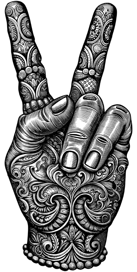 ai-generated-peace-hand-sign-harmony-9645458