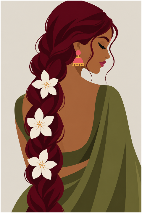 indian-woman-long-braid-10508487
