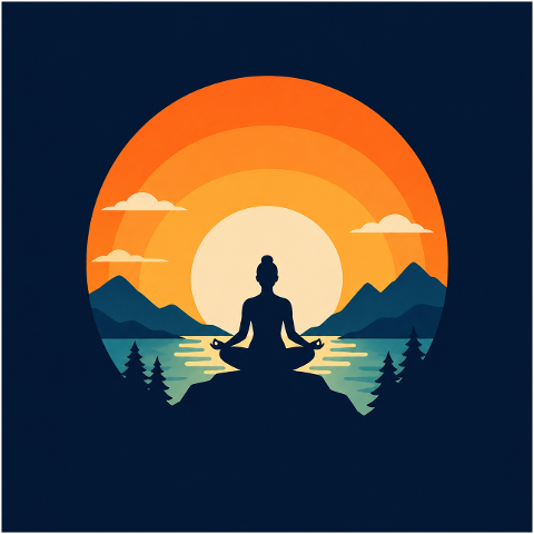 meditation-yoga-silhouette-10263743
