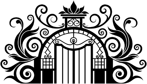 ai-generated-gate-entrance-line-art-8836680