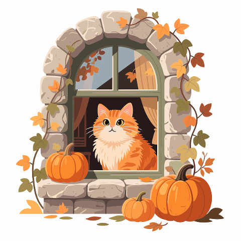 cat-orange-cat-pumpkins-cozy-window-9948069