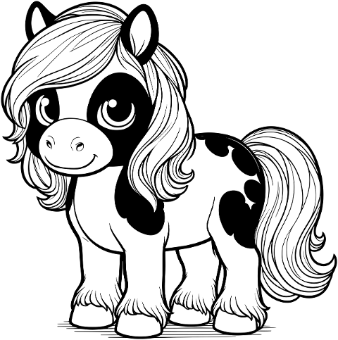 cute-cute-horse-horse-coloring-page-9005713