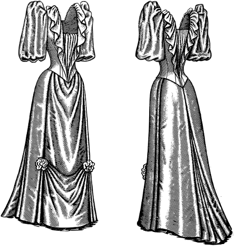 vintage-dress-ruffles-fashion-7181893