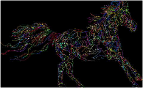 horse-animal-equine-geometric-8261224
