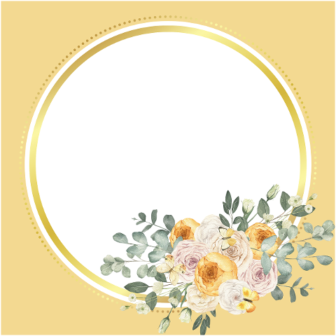 frame-flowers-wedding-circle-round-6572252