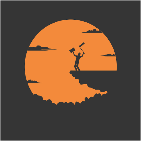 achievement-cliff-silhouette-6643764