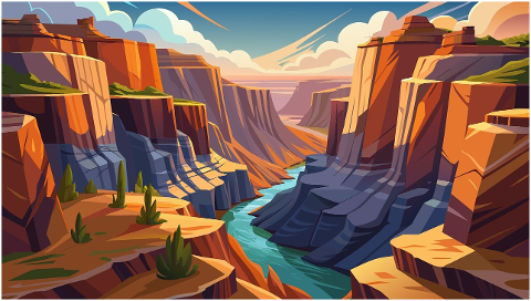 ai-generated-canyon-mountains-9159939