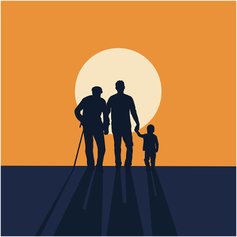 family-silhouette-care-love-walk-8763098