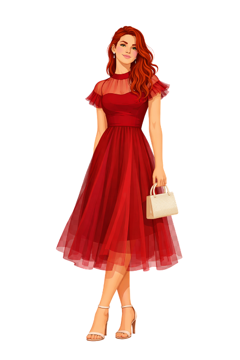 red-dress-elegant-woman-10047391