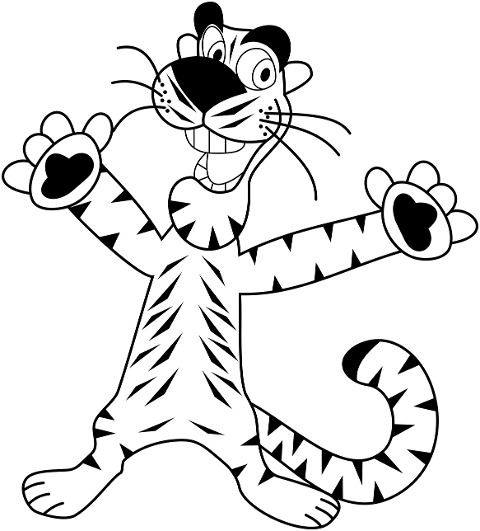 tiger-feline-cat-line-art-animal-7128777