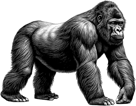 ai-generated-gorilla-ape-animal-9645406