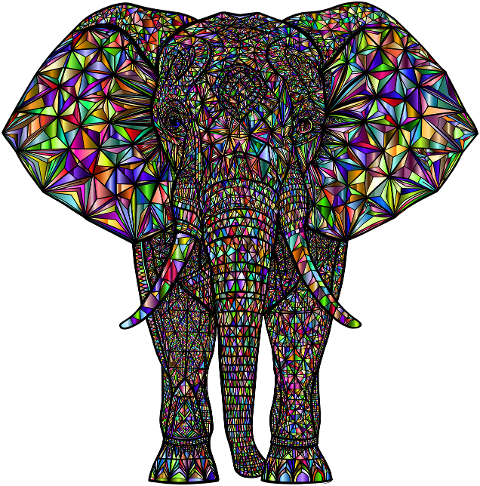 elephant-animal-geometric-pachyderm-9637885