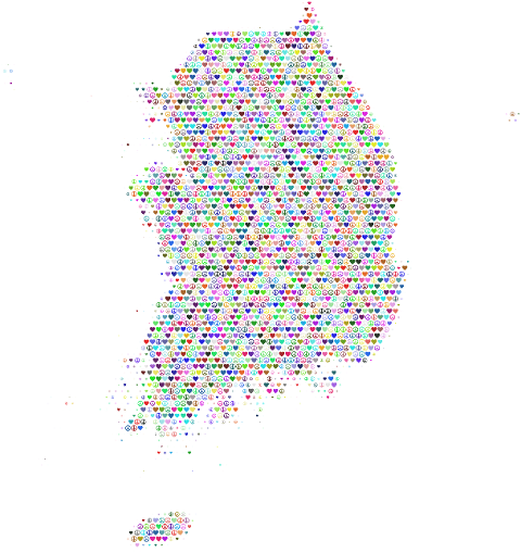 south-korea-map-love-peace-country-7961769