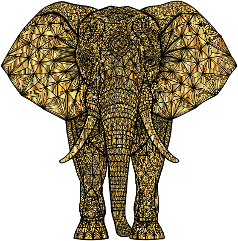 elephant-animal-geometric-pachyderm-9637886
