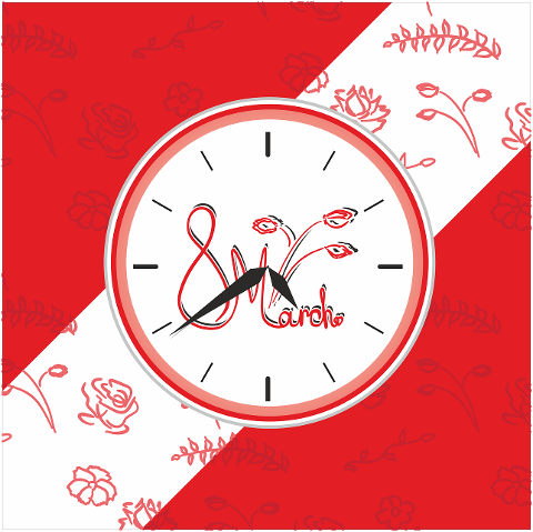 march-flowers-clock-time-7794463