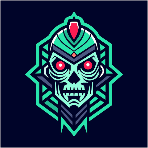 zombie-head-logo-emblem-icon-8562274