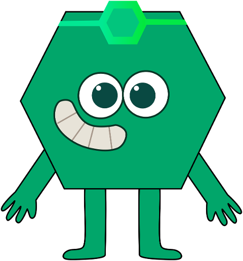 cartoon-hexagon-smiling-character-10355635