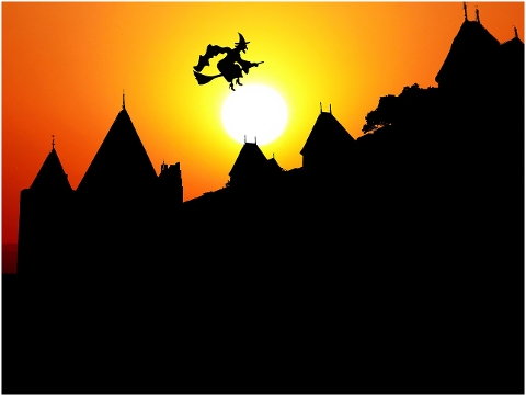 sunset-castle-carcassonne-witch-4403957