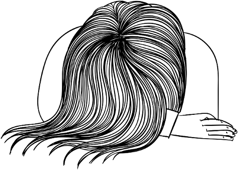 woman-face-down-drawing-line-art-7445471