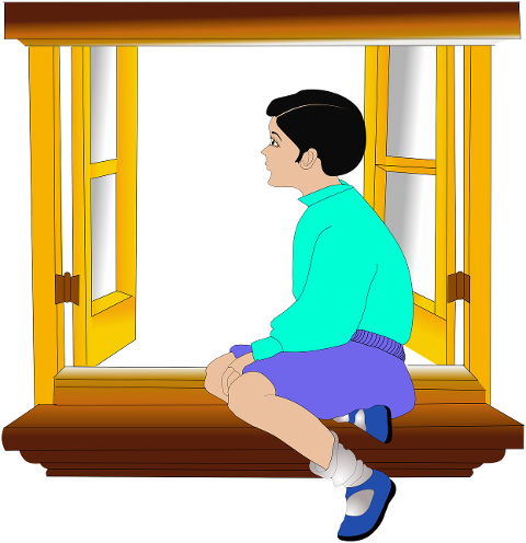 boy-window-sitting-cartoon-drawing-7469418