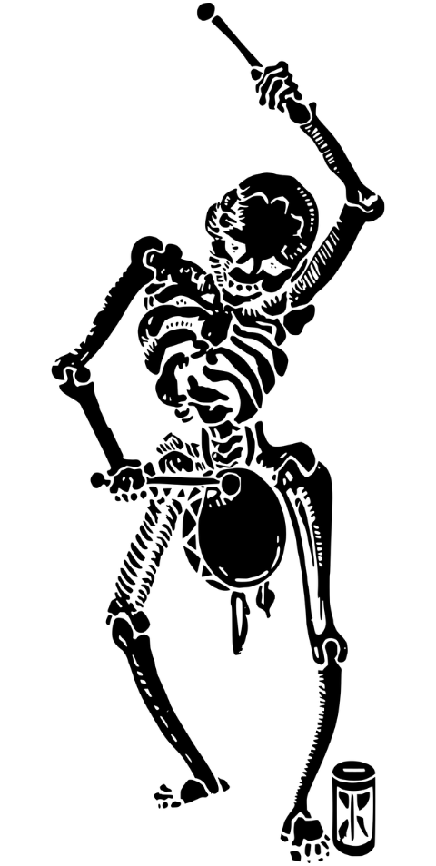 skeleton-drum-music-bones-death-7872388