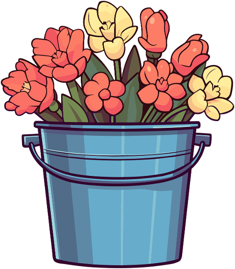 ai-generated-flowers-bucket-bunch-8307288