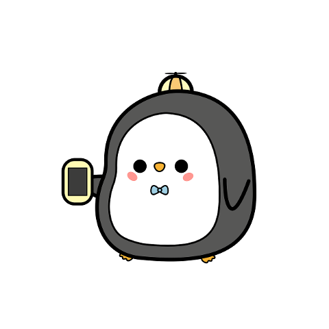 penguin-kawaii-cell-phone-7056309