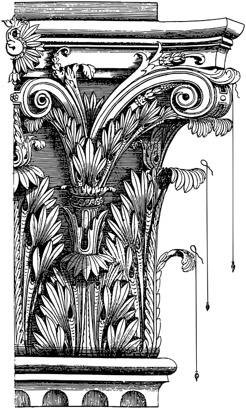 column-corinthian-line-art-7344782