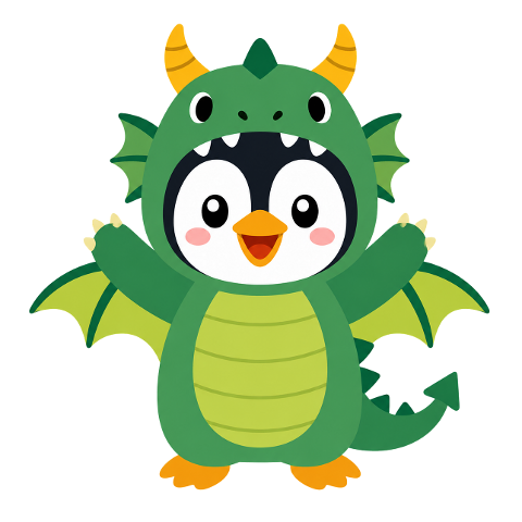 penguin-dragon-mascot-costume-cute-10340803