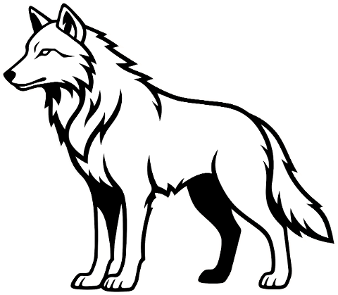 wolf-outline-animal-standing-alert-9935064