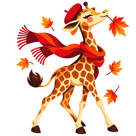 autumn-giraffe-scarf-maple-leaf-10503926