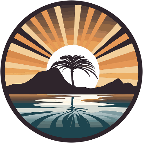 ai-generated-palm-tree-sea-sunset-8249557