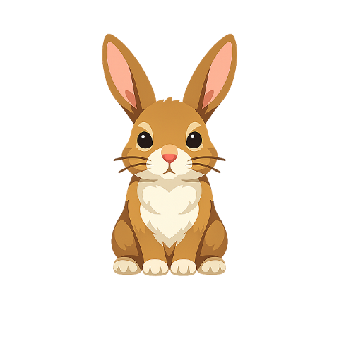 rabbit-bunny-cute-cartoon-brown-10377389