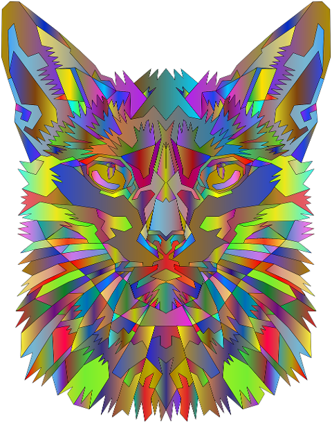 cat-low-poly-animal-feline-pet-7128861