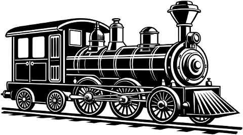 train-locomotive-line-art-rail-8746638