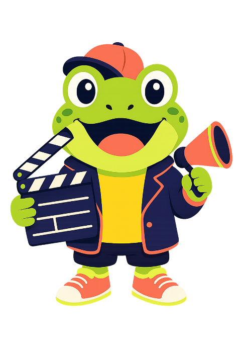 cute-frog-filmmaker-frog-character-10302436