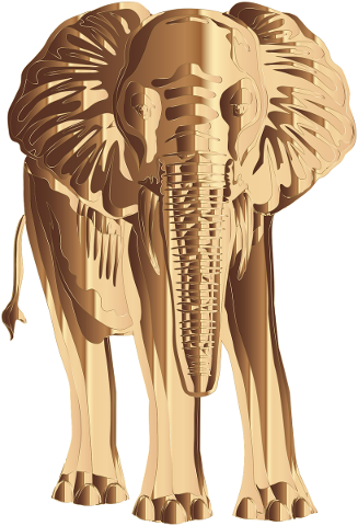elephant-animal-metallic-africa-5165091