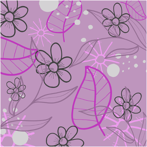 flowers-leaves-plants-pattern-6593198