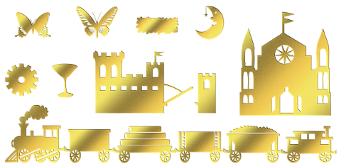gold-foil-shapes-train-castle-4900879