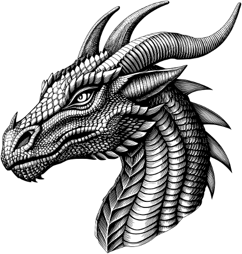 ai-generated-dragon-line-art-8907062