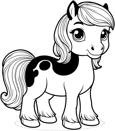 cute-cute-horse-horse-coloring-page-9005710