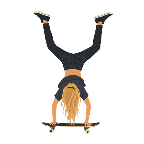 skateboarder-skateboard-handstand-10377462