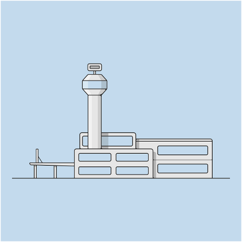 airport-aircraft-building-gate-7084876