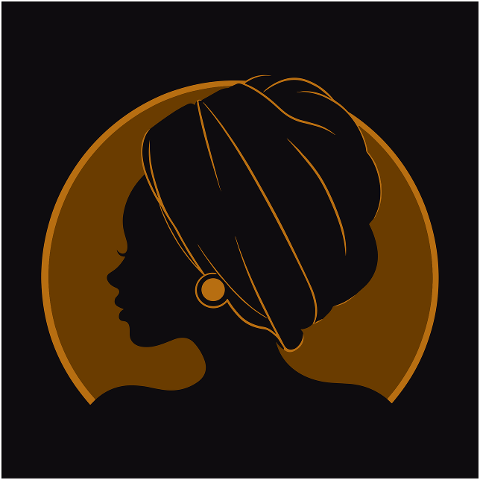 woman-silhouette-headscarf-vector-9845331